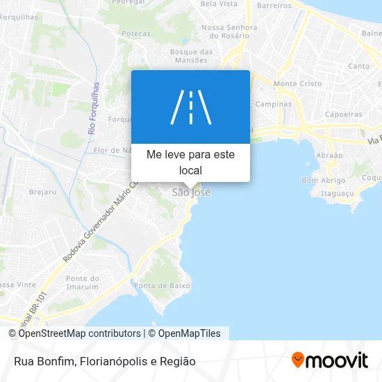 Rua Bonfim mapa