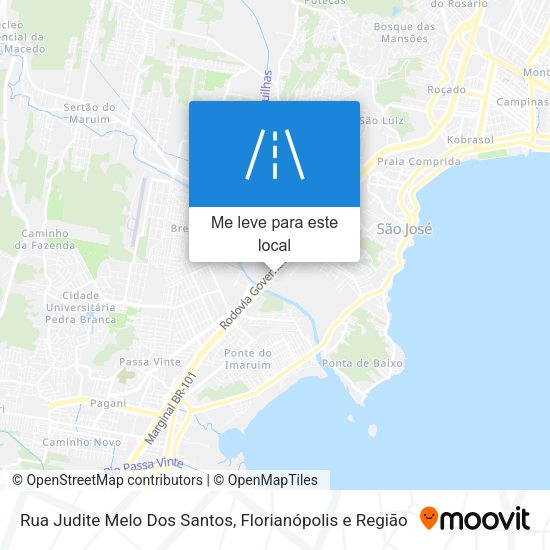Rua Judite Melo Dos Santos mapa