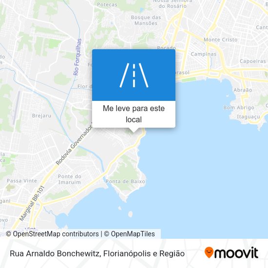 Rua Arnaldo Bonchewitz mapa