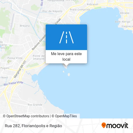 Rua 282 mapa