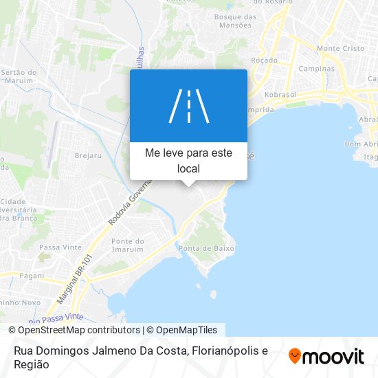 Rua Domingos Jalmeno Da Costa mapa