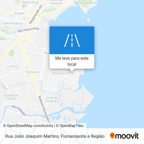 Rua João Joaquim Martins mapa