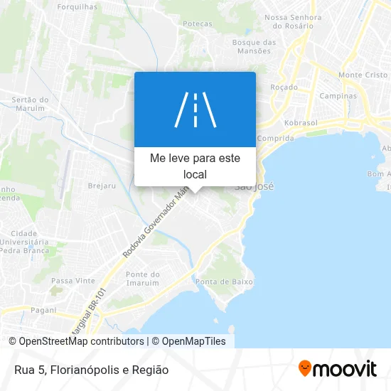 Rua 5 mapa