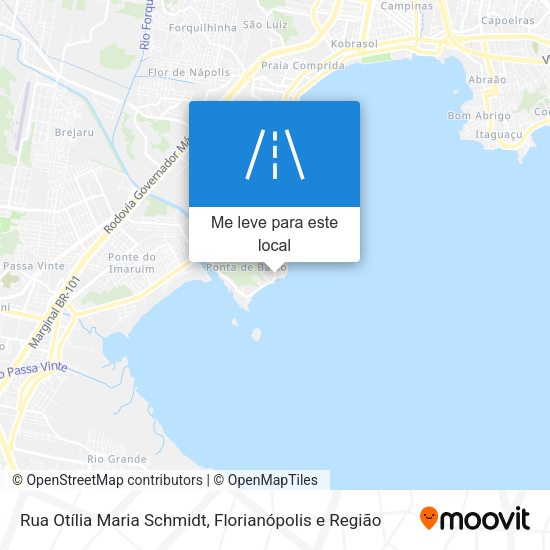 Rua Otília Maria Schmidt mapa