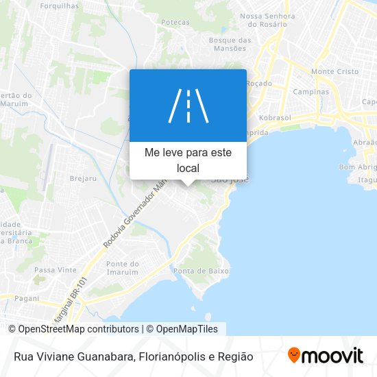 Rua Viviane Guanabara mapa