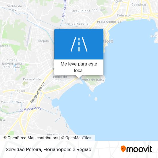 Servidão Pereira mapa