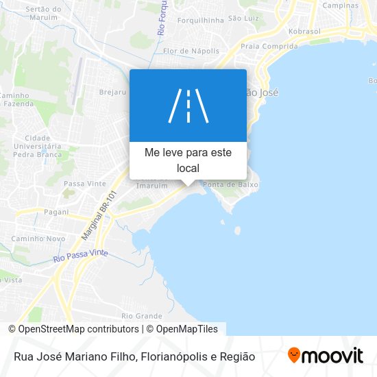 Rua José Mariano Filho mapa
