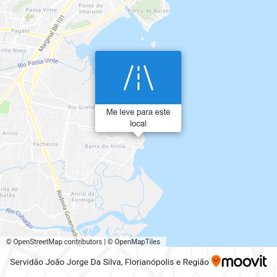 Servidão João Jorge Da Silva mapa