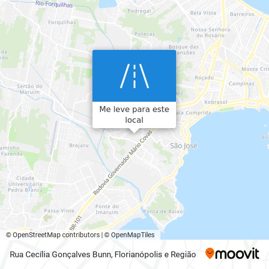 Rua Cecília Gonçalves Bunn mapa