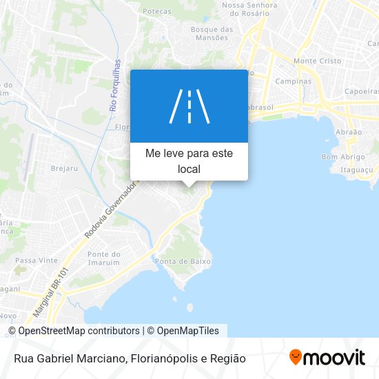 Rua Gabriel Marciano mapa