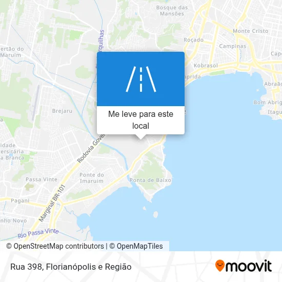 Rua 398 mapa