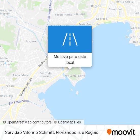 Servidão Vitorino Schmitt mapa