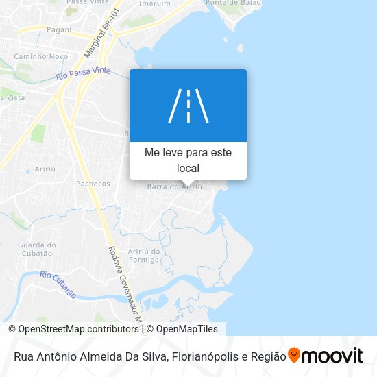 Rua Antônio Almeida Da Silva mapa