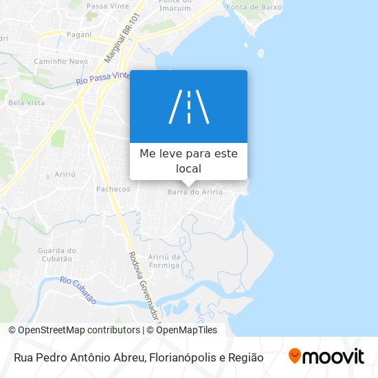 Rua Pedro Antônio Abreu mapa