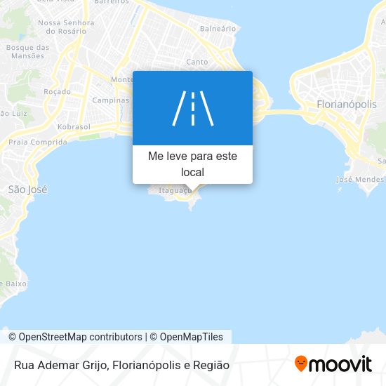 Rua Ademar Grijo mapa