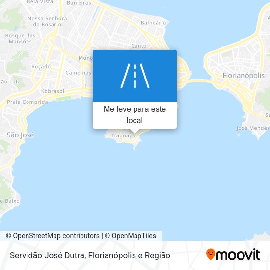 Servidão José Dutra mapa