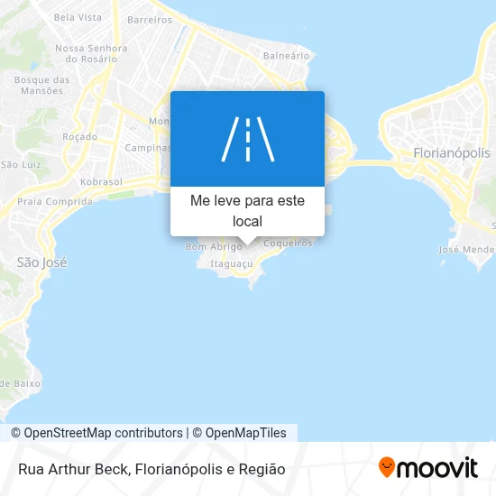 Rua Arthur Beck mapa