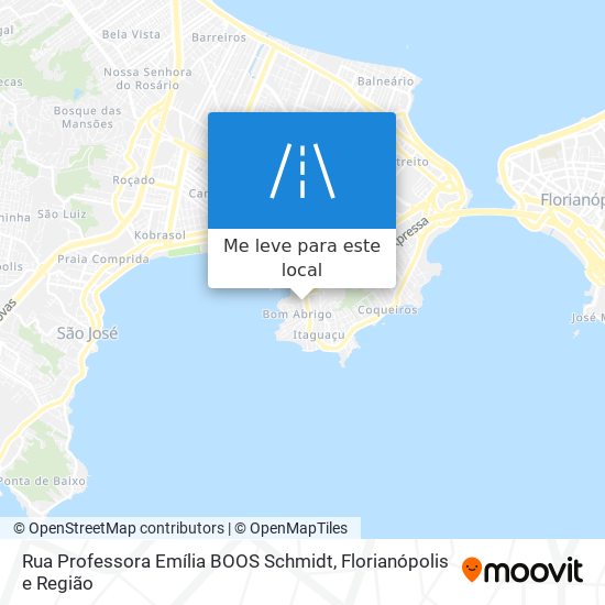 Rua Professora Emília BOOS Schmidt mapa