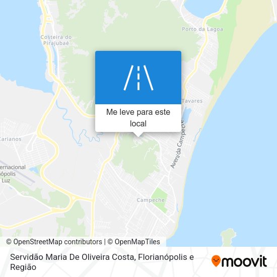 Servidão Maria De Oliveira Costa mapa