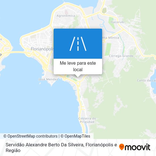 Servidão Alexandre Berto Da Silveira mapa