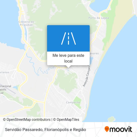 Servidão Passaredo mapa