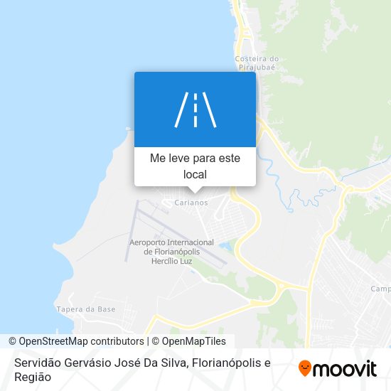 Servidão Gervásio José Da Silva mapa