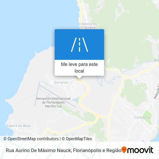 Rua Aurino De Máximo Nauck mapa