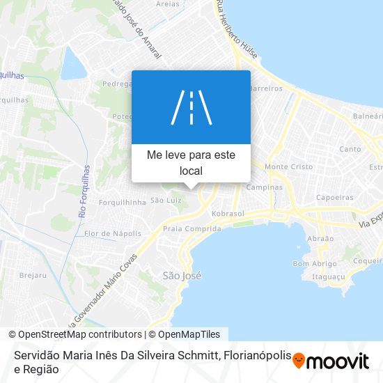 Servidão Maria Inês Da Silveira Schmitt mapa