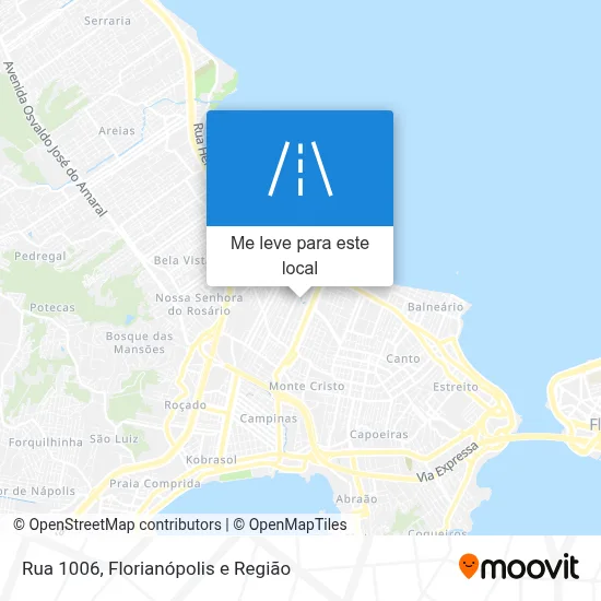 Rua 1006 mapa