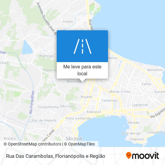 Rua Das Carambolas mapa