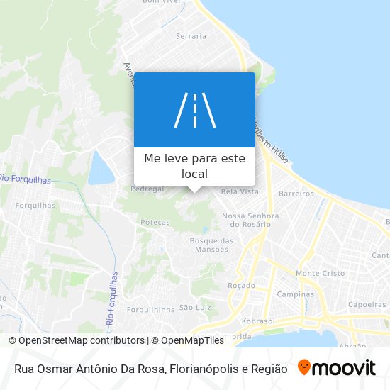 Rua Osmar Antônio Da Rosa mapa