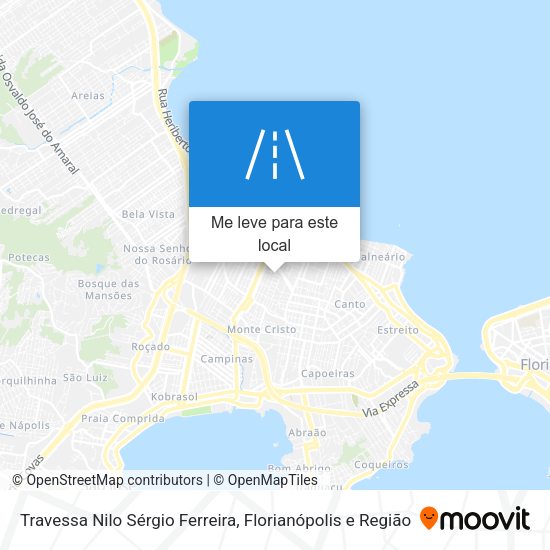 Travessa Nilo Sérgio Ferreira mapa