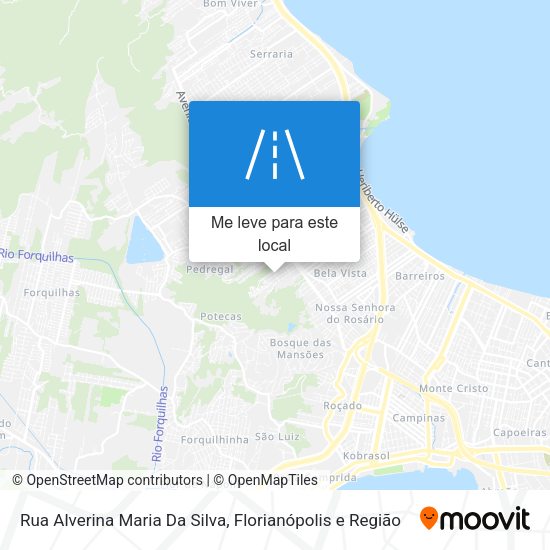 Rua Alverina Maria Da Silva mapa