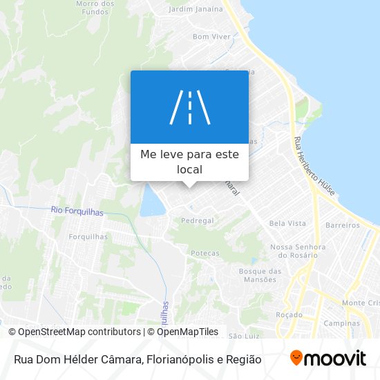 Rua Dom Hélder Câmara mapa