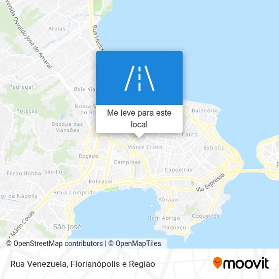 Rua Venezuela mapa