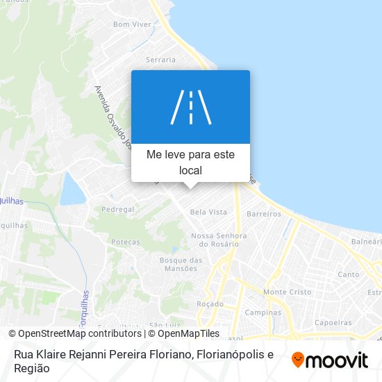 Rua Klaire Rejanni Pereira Floriano mapa