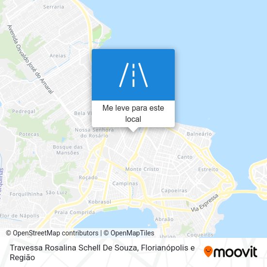 Travessa Rosalina Schell De Souza mapa
