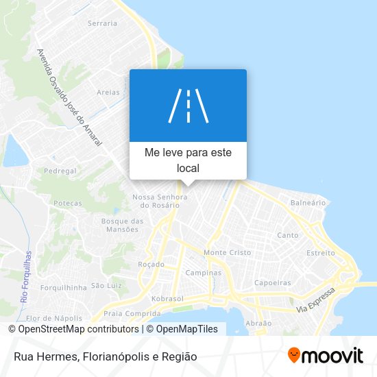 Rua Hermes mapa