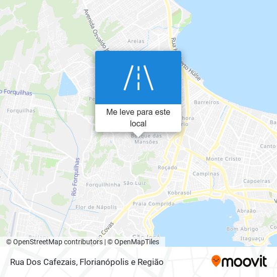 Rua Dos Cafezais mapa