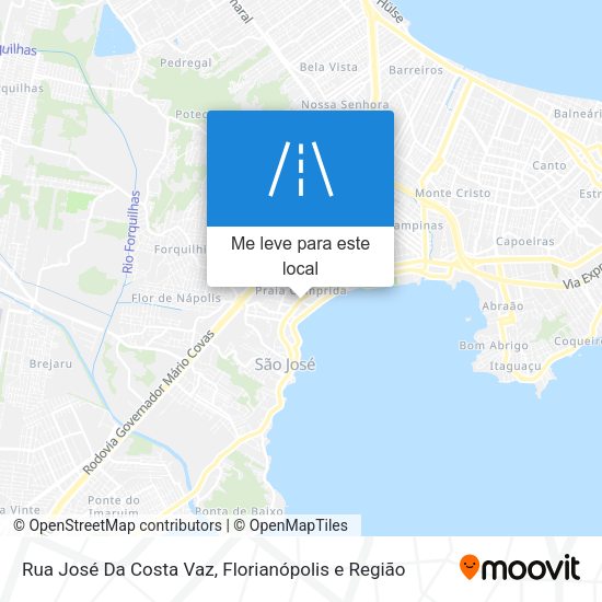 Rua José Da Costa Vaz mapa