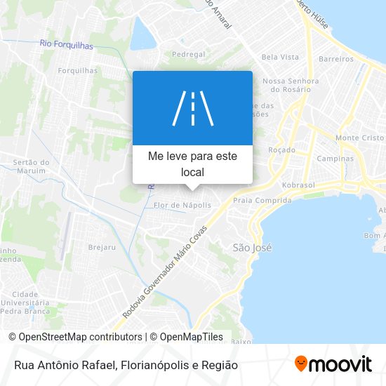 Rua Antônio Rafael mapa