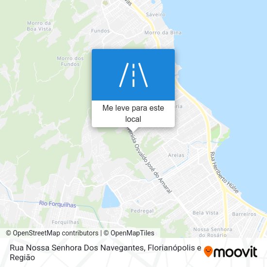 Rua Nossa Senhora Dos Navegantes mapa