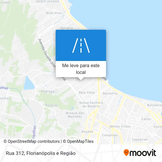 Rua 312 mapa