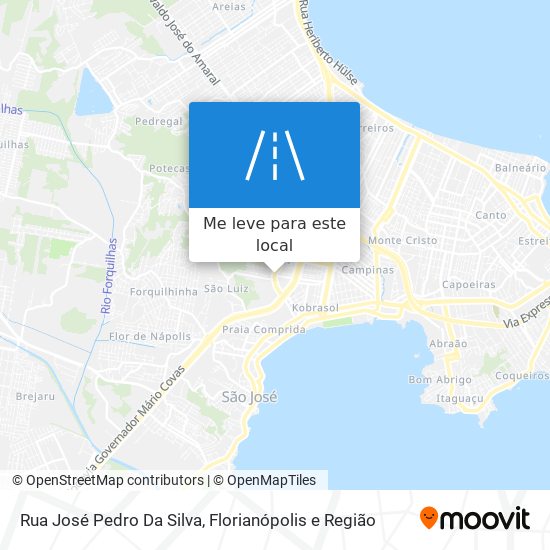 Rua José Pedro Da Silva mapa