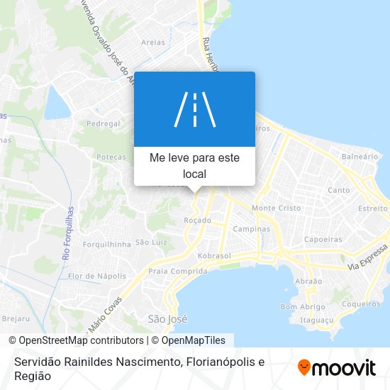 Servidão Rainildes Nascimento mapa