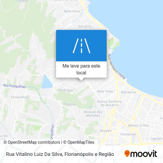 Rua Vitalino Luiz Da Silva mapa