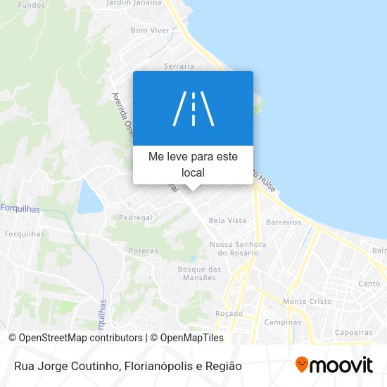 Rua Jorge Coutinho mapa