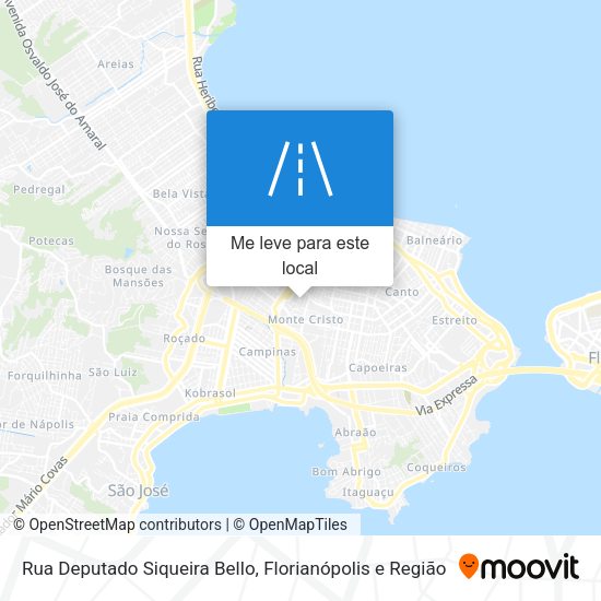 Rua Deputado Siqueira Bello mapa