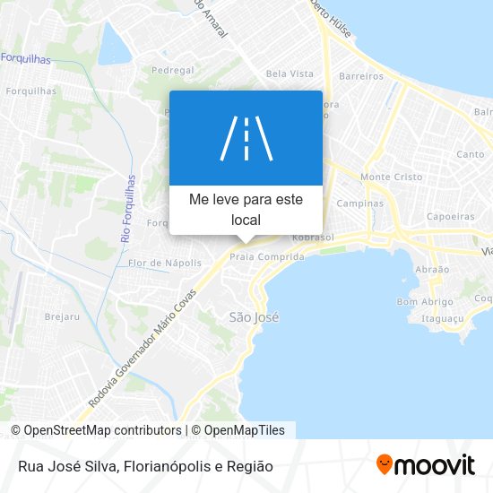 Rua José Silva mapa