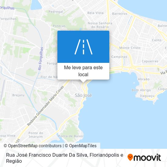 Rua José Francisco Duarte Da Silva mapa
